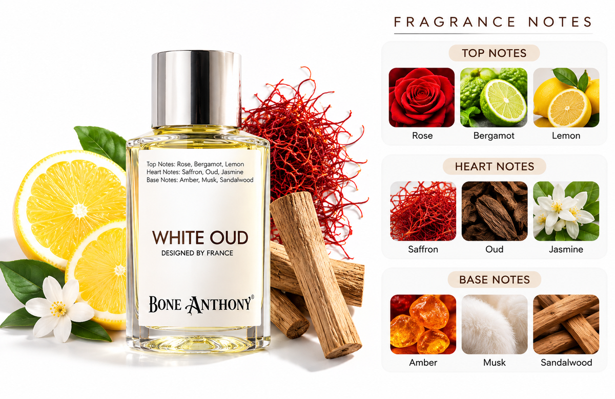 Bone Anthony White Oud Luxury Perfume | Luxurious Oud Essence Scent