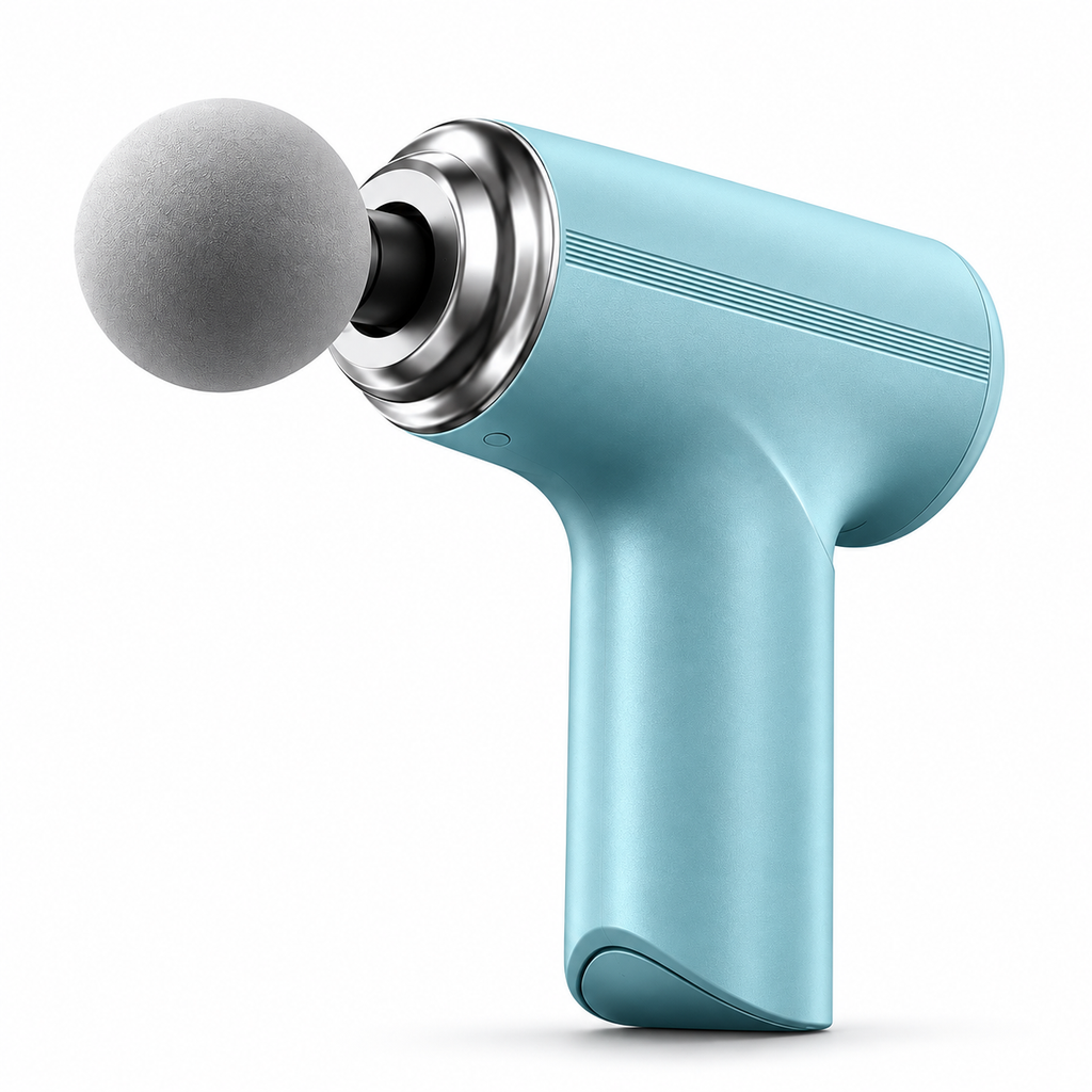 Massage Gun – 6-Speed Electric Muscle Massager with Multiple Massage Heads