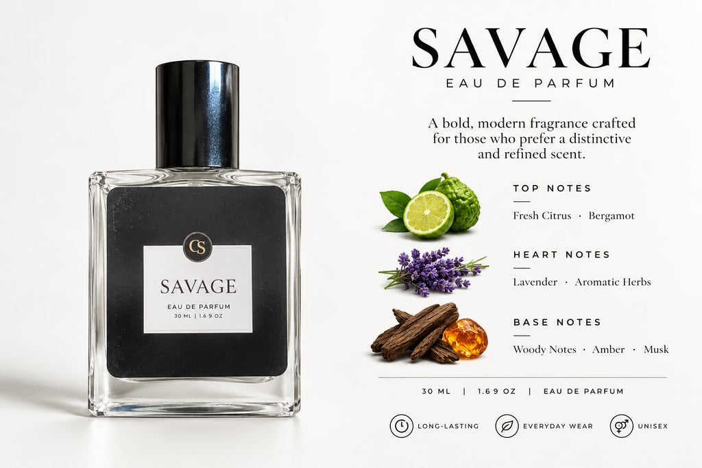 Savaage Inspired Eau de Parfum for Men, 30 ml | Fresh Citrus, Spicy & amp; Woody Fragrance
